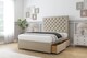 image 3 of Sloomy Mayfair Almond Coniston Divan Bed With Mattress 2 Drawers Footend With 26" Strutted Headboard 5' King | Cream | Almond | King | 1