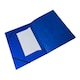 image 1 of A4 Blue Card 3 Flap Folder With Elastic Closure