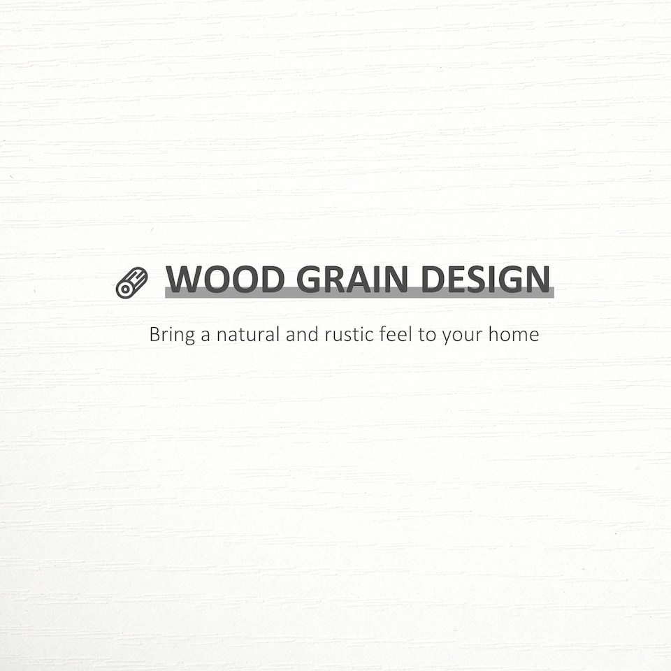 image 1 of HOMCOM Set of 3 Wooden U-Shaped Floating Shelves Set, 80cm Wall Mounted Hanging Bookshelf, CD DVD Storage Display for Bedroom Living Room Kitchen, White