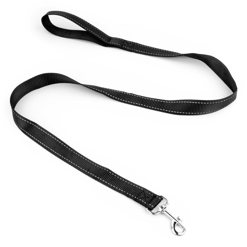 image 1 of KCT 4ft Black Reflective Dog Lead | Black | 1