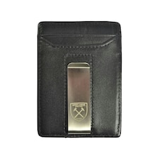 West Ham United FC Leather Money Clip Wallet - Black - One Size