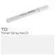 image 1 of Copic Sketch Marker, Toner Gray No.0, Single Pen