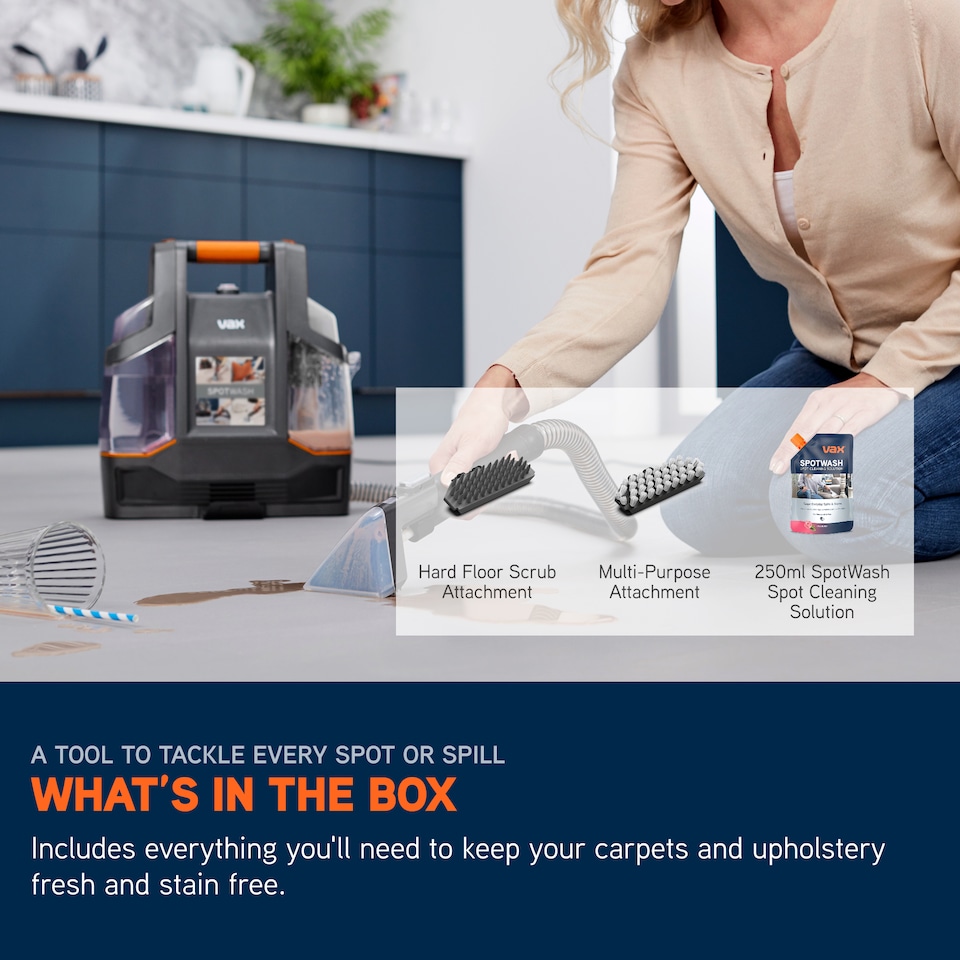 image 1 of VAX SpotWash Spot Vacuum Cleaner CDSW-CSXD