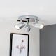 image 3 of ValueLights Benton Chrome IP44 Round Bathroom Ceiling Light & Bulb | Chrome