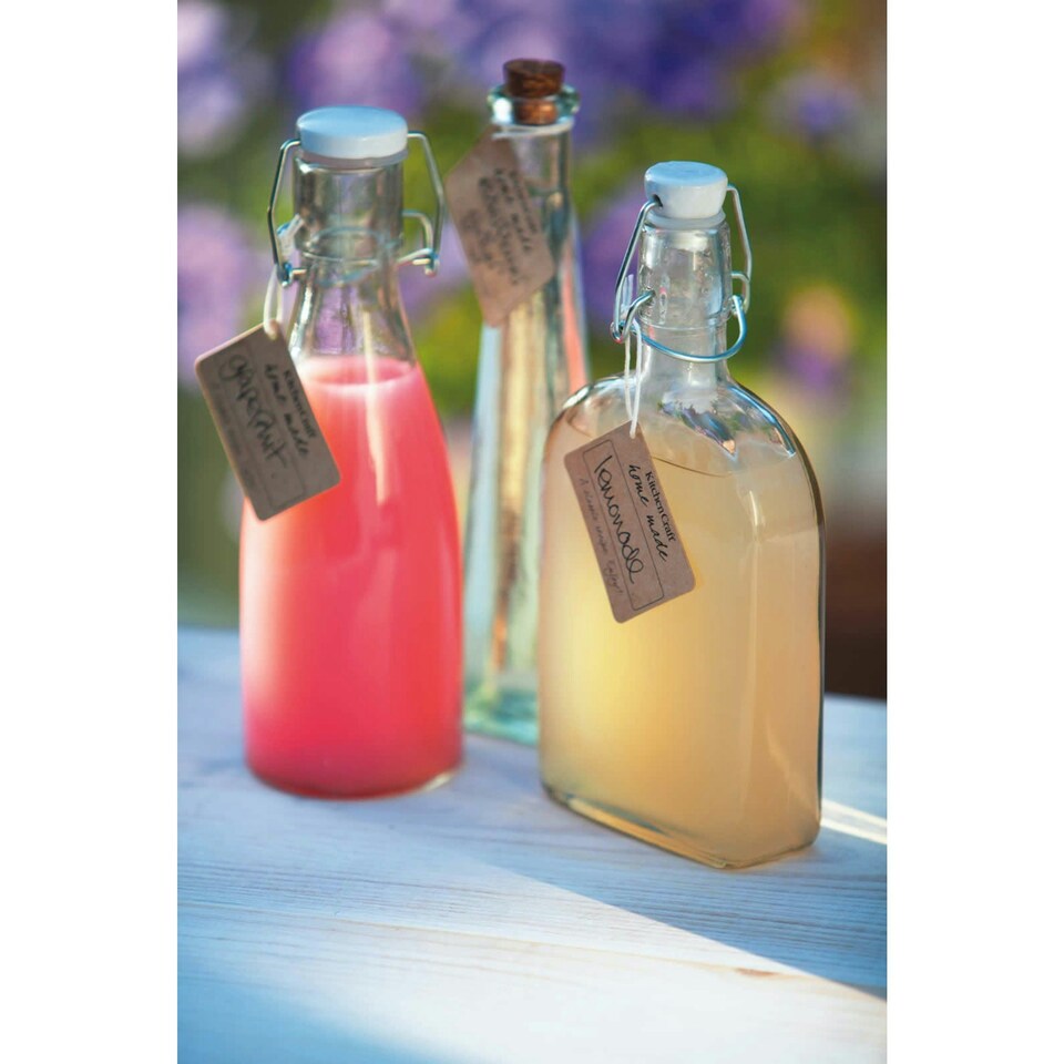 image 1 of KitchenCraft Gin Bottle Clear Glass 500ml Clear | 500ml