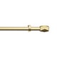 image 1 of 16 - 19mm Gold Tetra Eyelet Metal Curtain Pole 120 - 210cm Gold | Gold