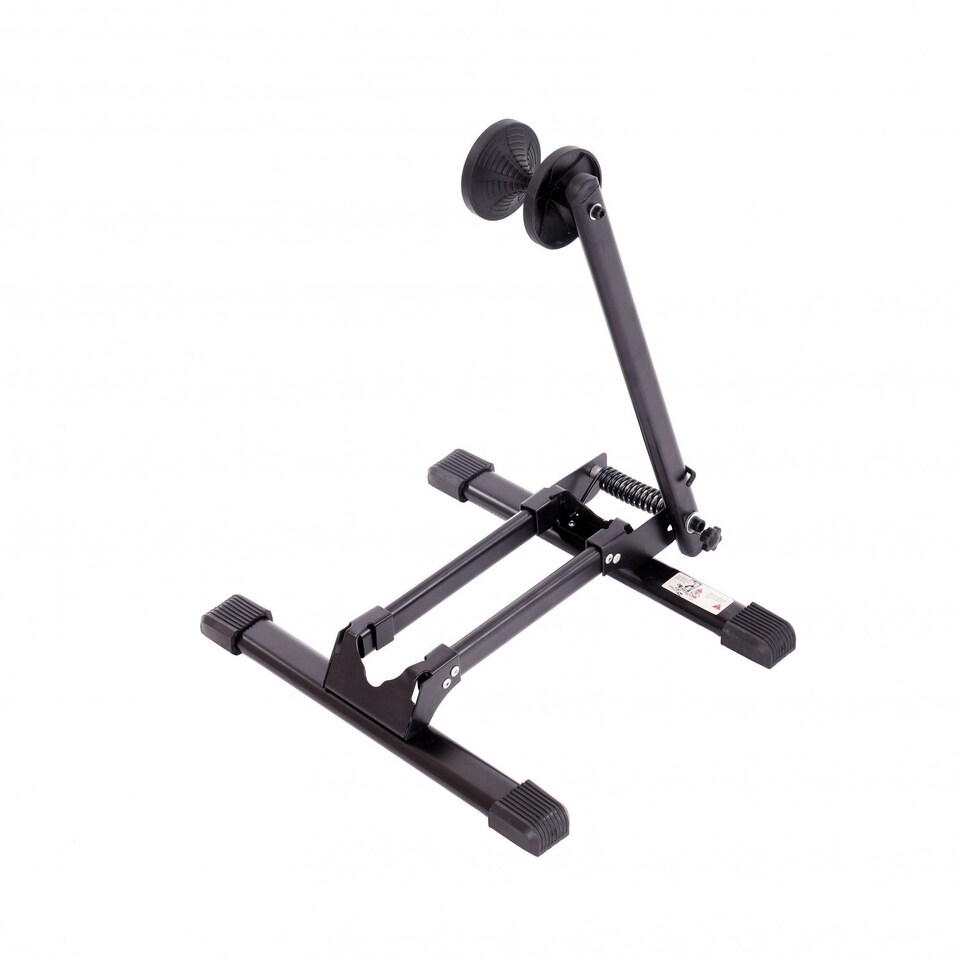 image 1 of Folding Bike Bicycle Floor Parking Stand Rack Holder