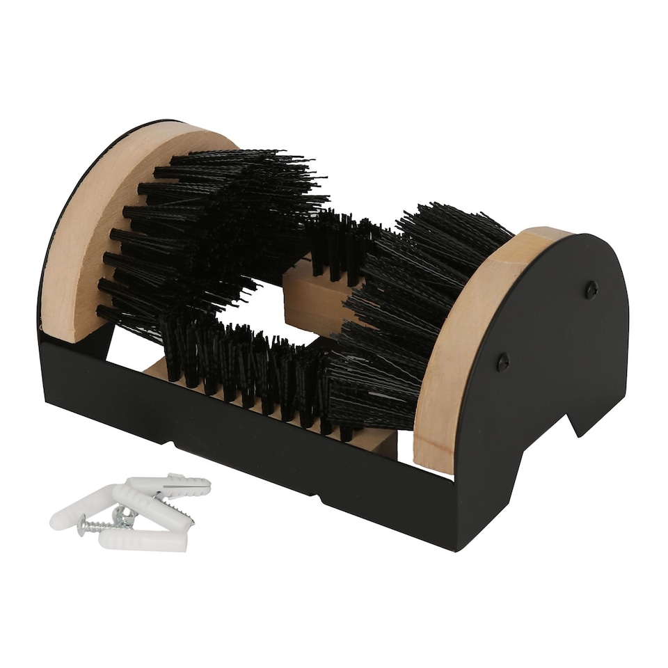 image 1 of Ashley Wooden Boot Scraper Brush - 23cm