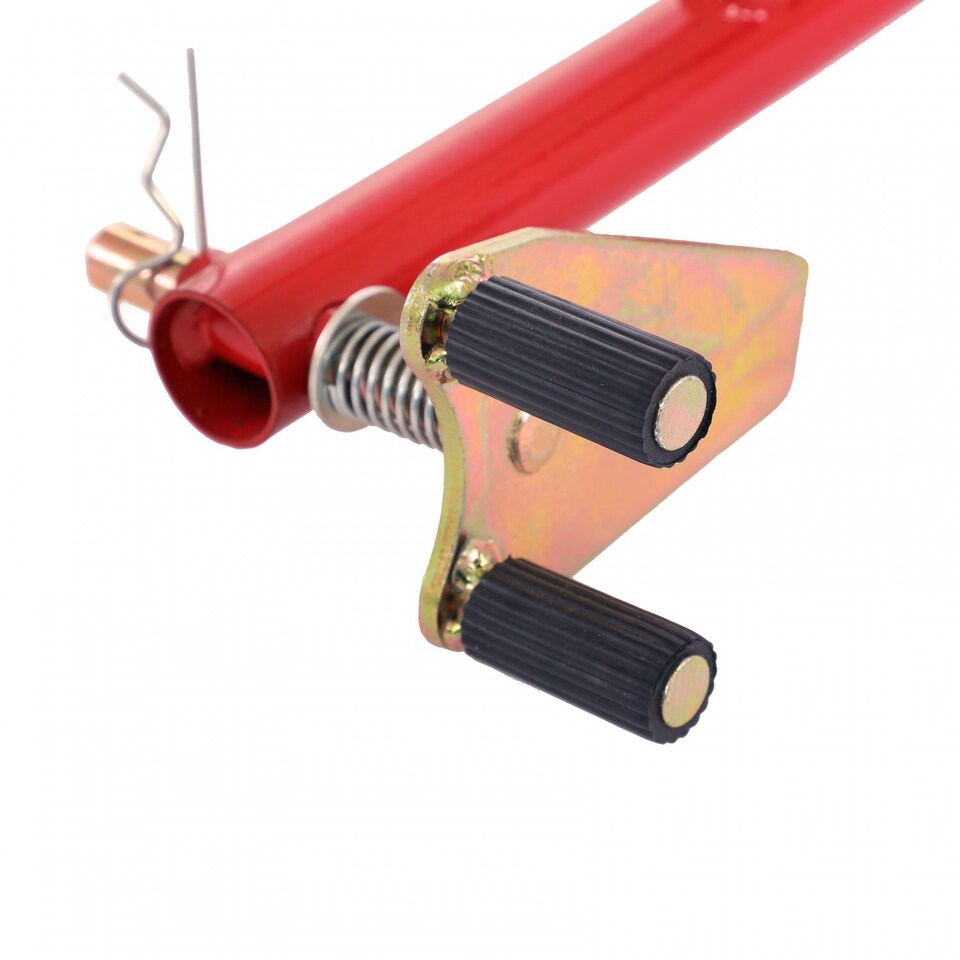 image 1 of Heavy Duty Rear Motor Bike Workshop Pit Motorcycle Paddock Stand | Red