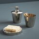 image 4 of Hammered Bathroom Nickel Finish Lotion Dispenser