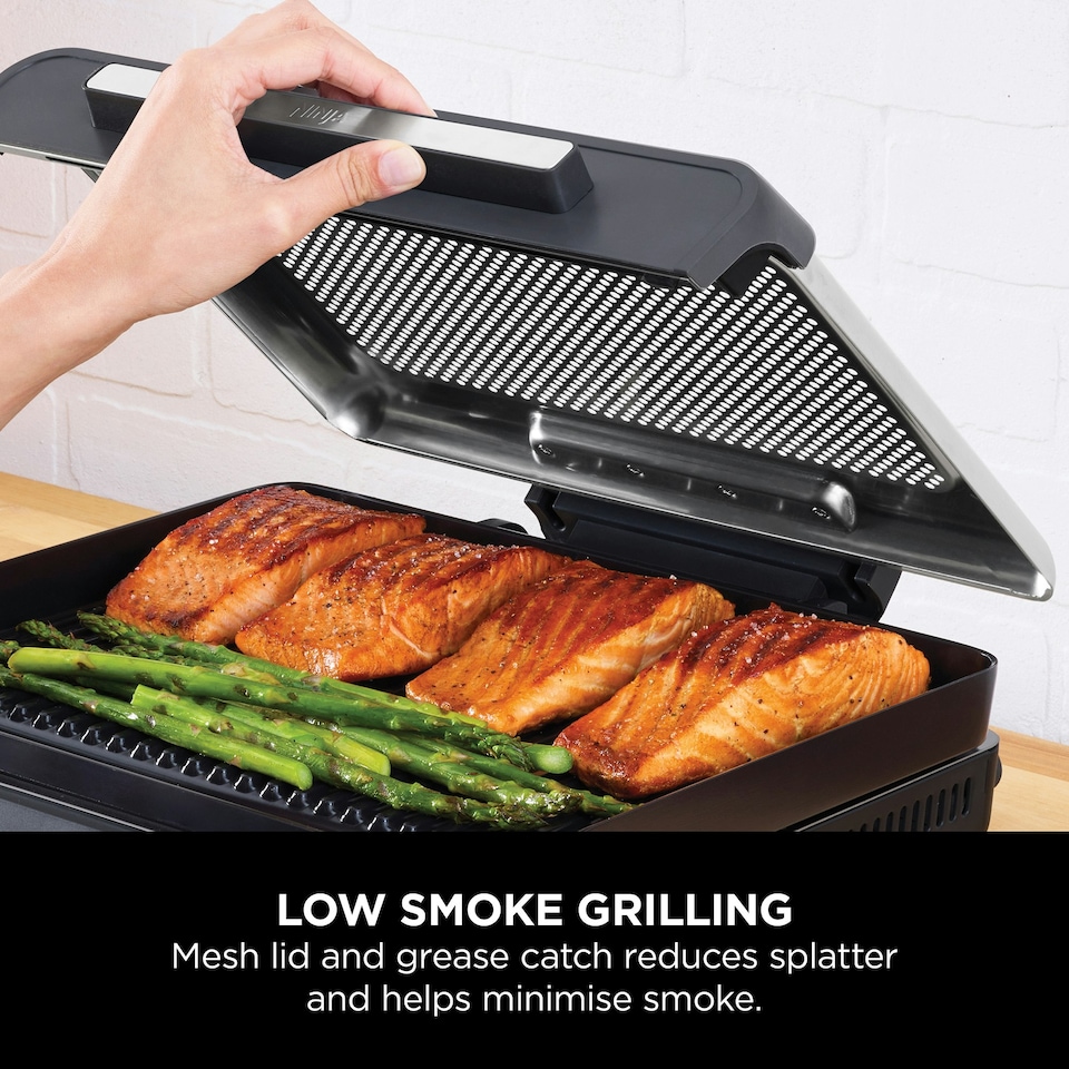 image 1 of Ninja Sizzle Low Smoke Indoor Grill & Flat Plate GR101UK