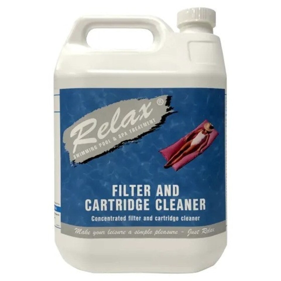 image 1 of Plastica 5L Relax Hot tub Filter Cartridge Cleaner 5 Litres