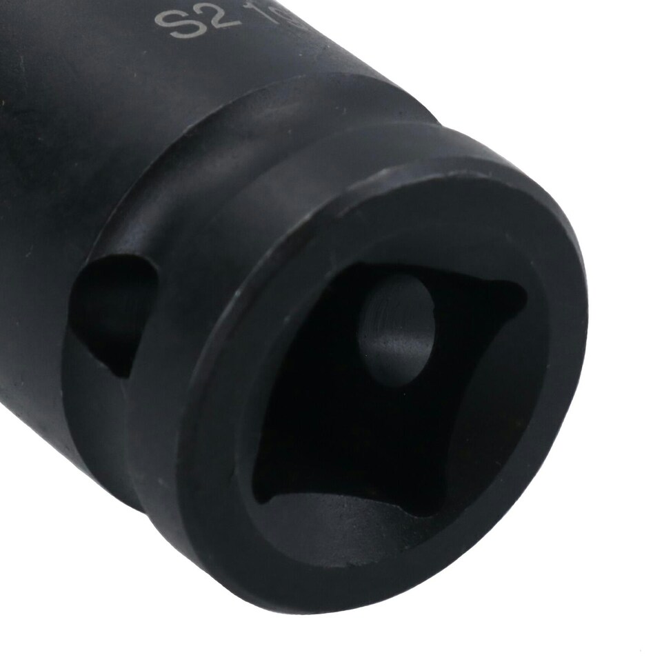 image 1 of Metric Impacted Short Stubby Hex Allen Key Sockets 1/2" Drive 4 - 19mm 10pc