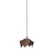 image 1 of Fauna LED Ceiling Pendant Light Brown