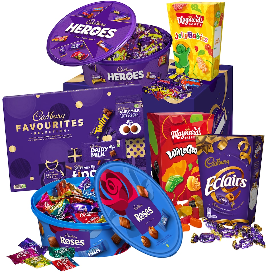 image 1 of Cadbury Christmas Chocolate Hamper- Large