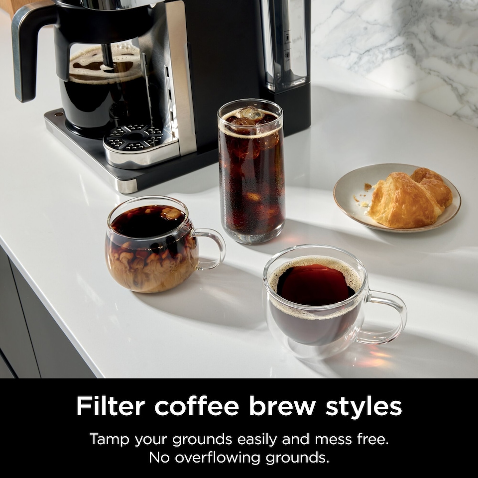 image 1 of Ninja Prestige Dualbrew System 2 in 1 Silver CFN802UK