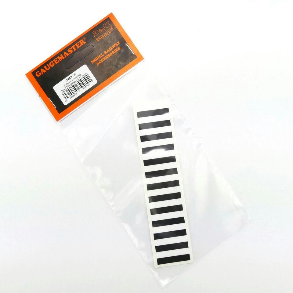 image 1 of Gaugemaster Highways Zebra Crossing Road Markings OO Scale Set
