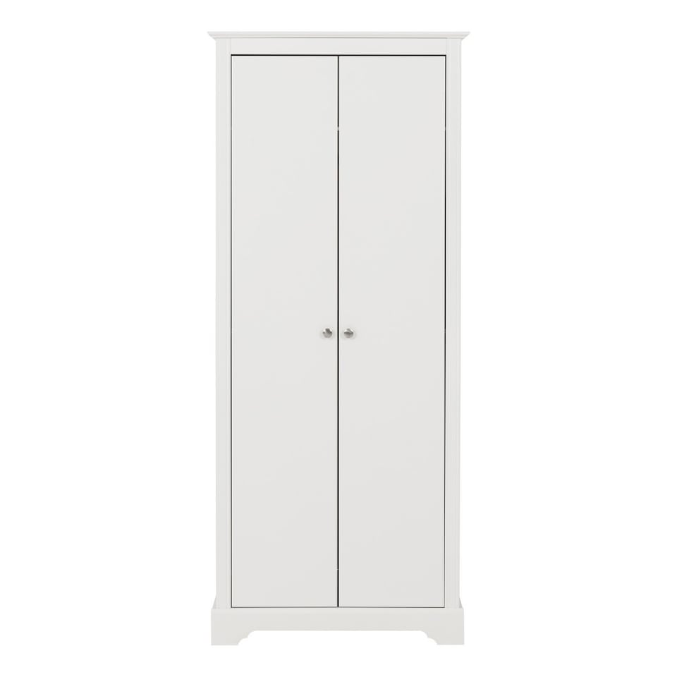 image 1 of Stratford 2 Door Wardrobe - L54 x W80 x H188 cm - White | White