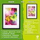image 5 of Nicola Spring 3x Photo Frames with White A4 Mount - A3 (12" x 17") Black Portrait Hanging Wall Mounted Picture Display Frame