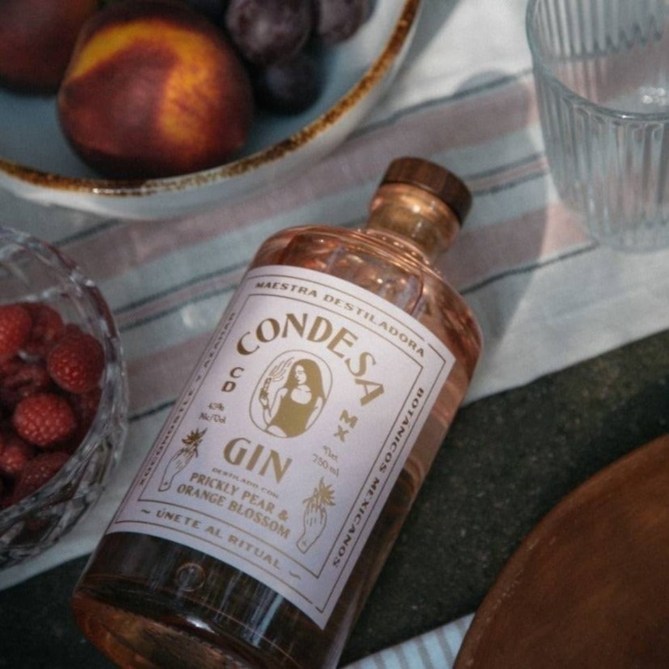 image 1 of Condesa Prickly Pear & Orange Blossom Gin