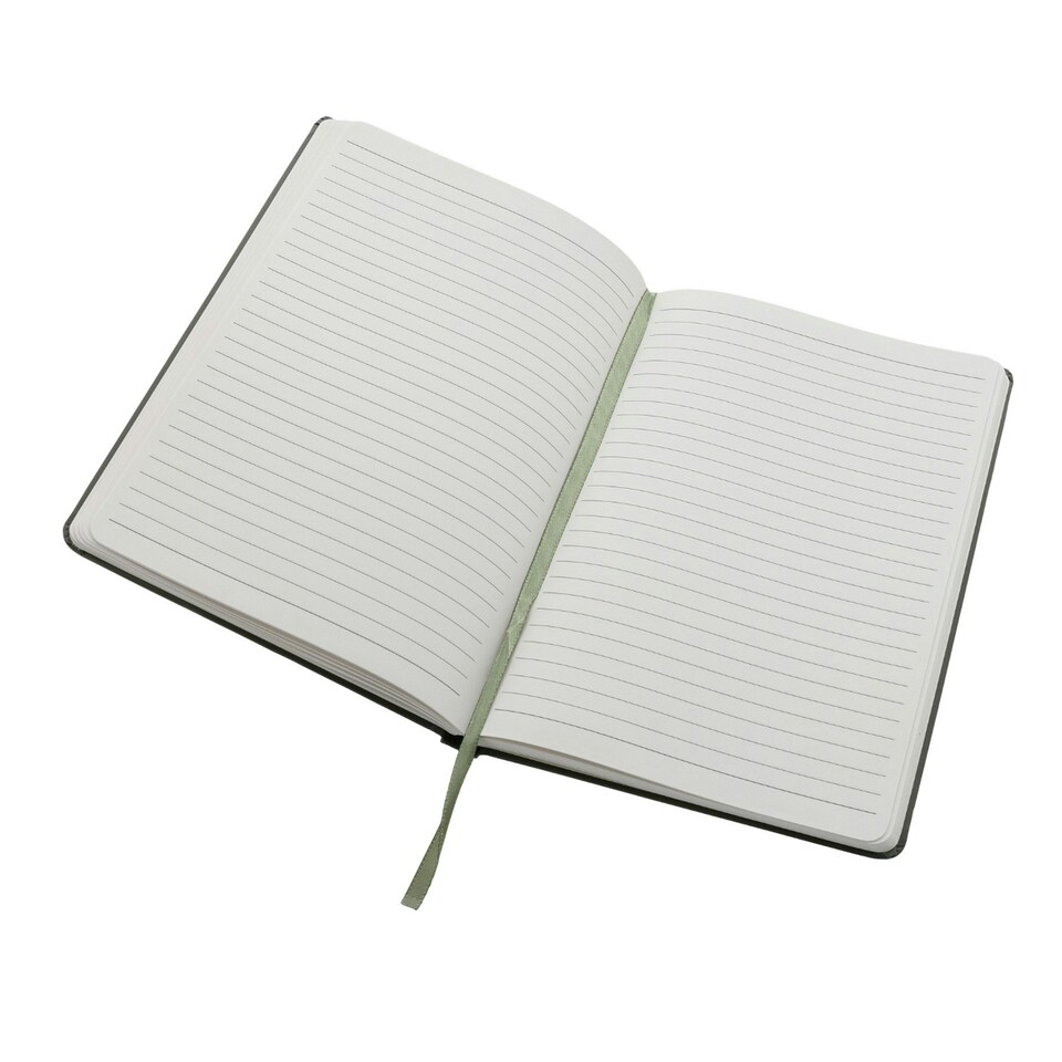 image 1 of Impact Hard Cover Stone Paper A5 Notebook - Green - One Size