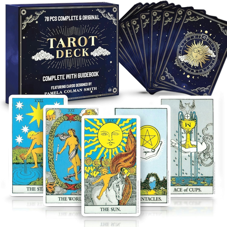 image 1 of SOL 78pcs Complete Original Tarot Card Deck