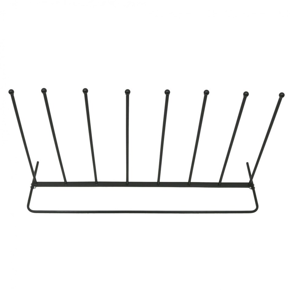 image 1 of Oypla 4 Pair Wellington Welly Walking Boot Rack Stand Storage Holder Black