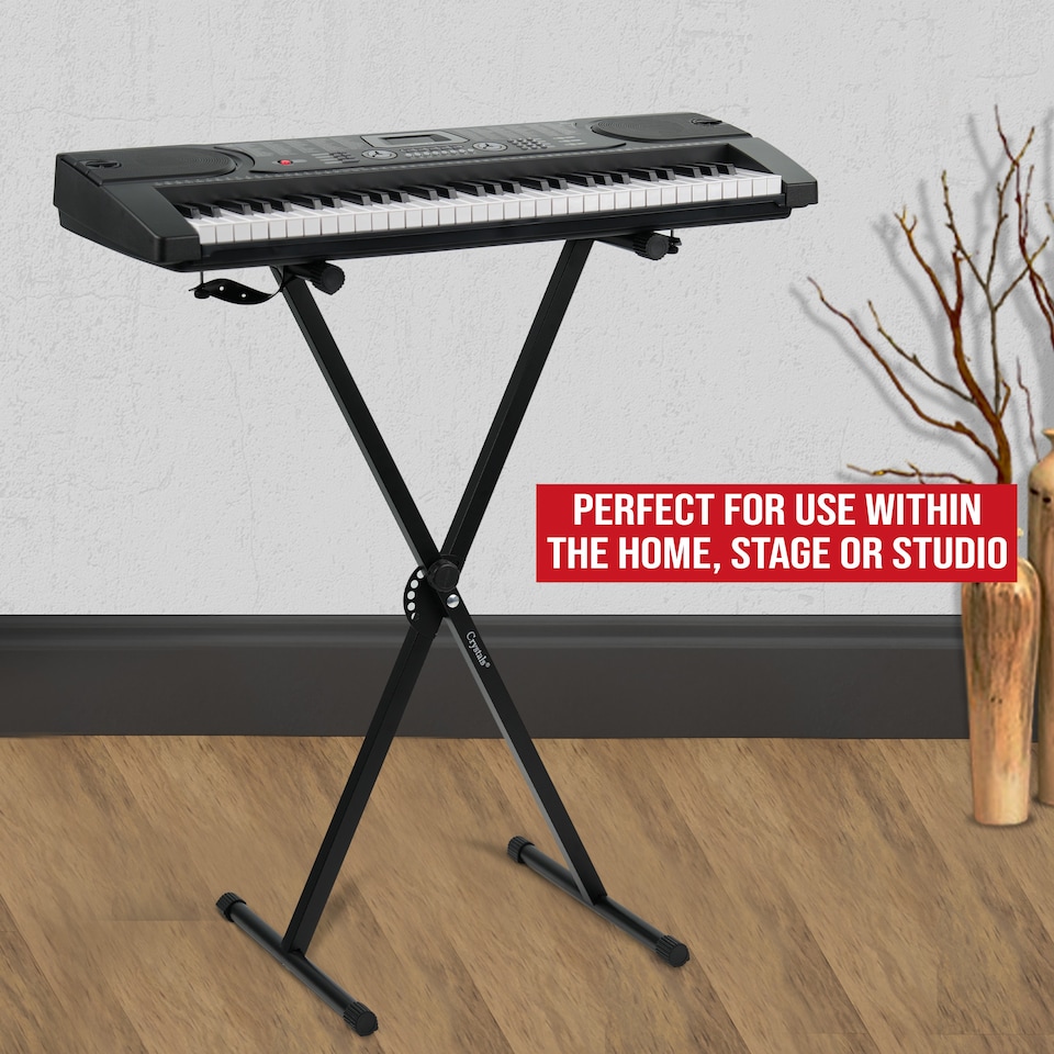 image 1 of X Frame Keyboard Stands Single Beam Music Electronic Keyboard Stand