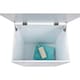 image 5 of Chester Large White Wooden Laundry Bin, Bathroom Storage Chest, Cabinet, Hamper