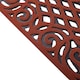 image 2 of Nicoman Victorian Style Rubber Outdoor Door Mat Red 60 x 40cm | Red | 61 x 41cm
