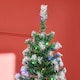 image 9 of HOMCOM 6FT Tall Prelit Pencil Slim Artificial Christmas Tree with Realistic Branches, 300 Colourful LED Lights and 618 Tips, Xmas Decoration, Green
