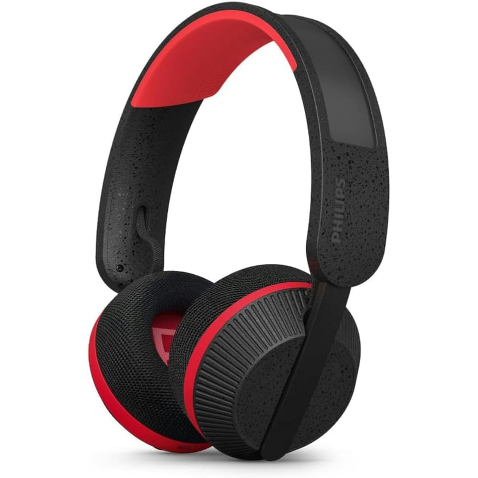 image 1 of Philips TAA6219 Solar Powered Self Charging Over Ear Bluetooth Headphones Black