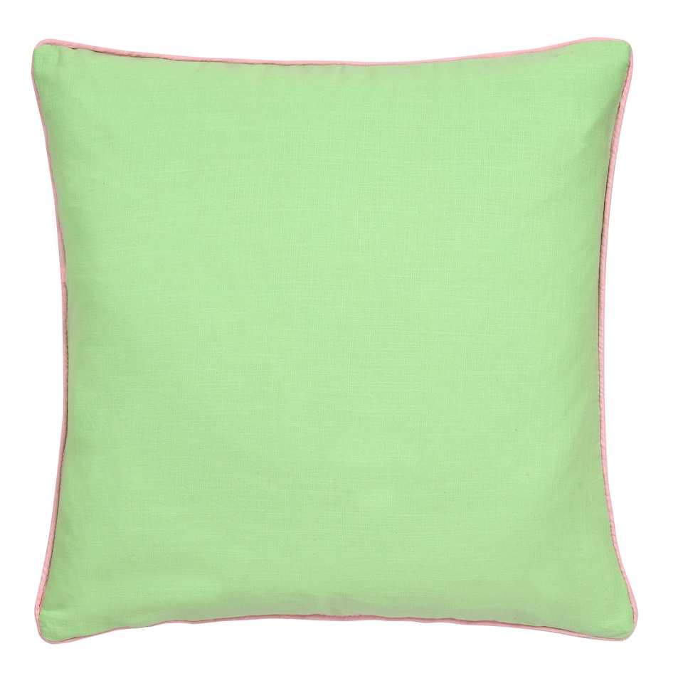 image 1 of Fusion Summer Vibes Slogan Cushion Cover Multi