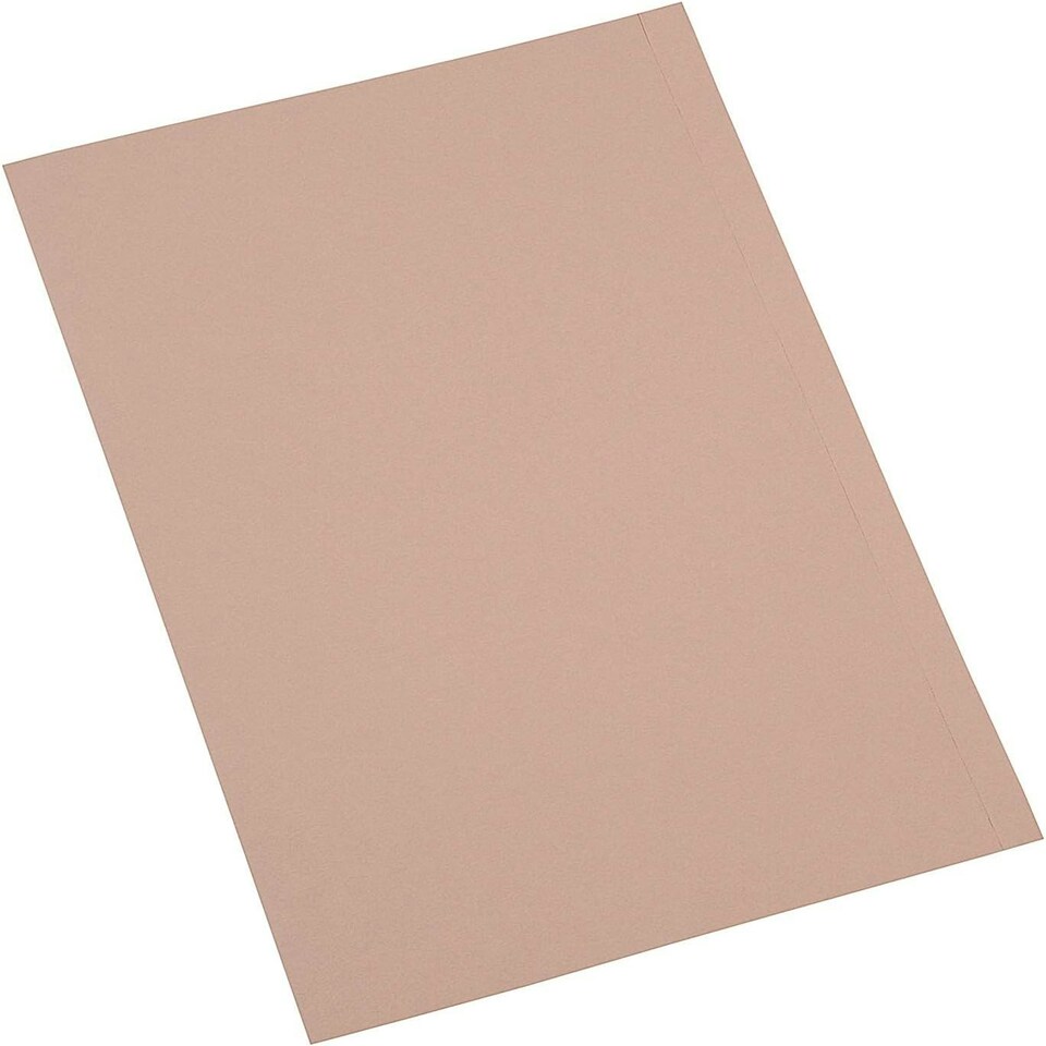 image 1 of Q-Connect Square Cut Folder Lightweight 180gsm Foolscap Buff (Pack of 100)