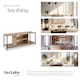 image 7 of TV Stand - lowboard cabinet with 4 compartments, adjustable shelf | Brown | industrial wood light, oak Sonoma | 120 x 40 x 50,50 cm | 1