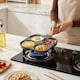 image 2 of Living and Home Multifunctional Non-stick 4 Compartment Frying Pan