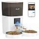 image 1 of PawHut Smart Cat Feeder with HD Camera, 5G WiFi & Voice Recorder 6L | White | White | 37 x 36 x 35 cm