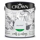 image 1 of Crown Walls & Ceilings Silk 2.5L Clay White