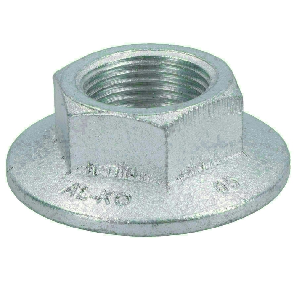 image 1 of M24 x 1.5mm One Shot ALKO Nut Trailer Axle Hub Brake Drum Knott BPW 2pc