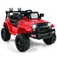 image 1 of COSTWAY 12V Battery Powered Kids Ride On Truck Red