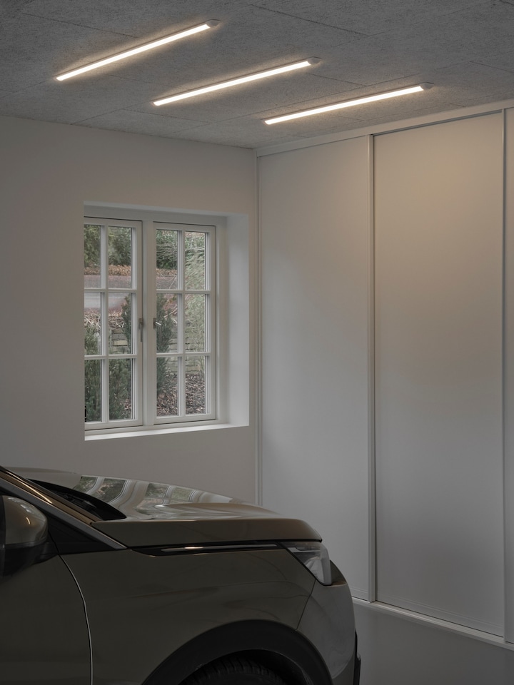 image 1 of Nordlux Glendale Indoor Batten Light Fitting White Plastic Intergrated LED  25,000hrs - Mains Powered, IP20