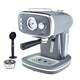 image 1 of Cooks Professional 15-Bar Retro Espresso Coffee Machine 1.2L with Frothing Steam Wand | Grey | Grey & Silver