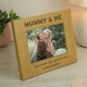 image 3 of Personalised Oak Finish 6x4 Mummy & Me Photo Frame Brown | One Size