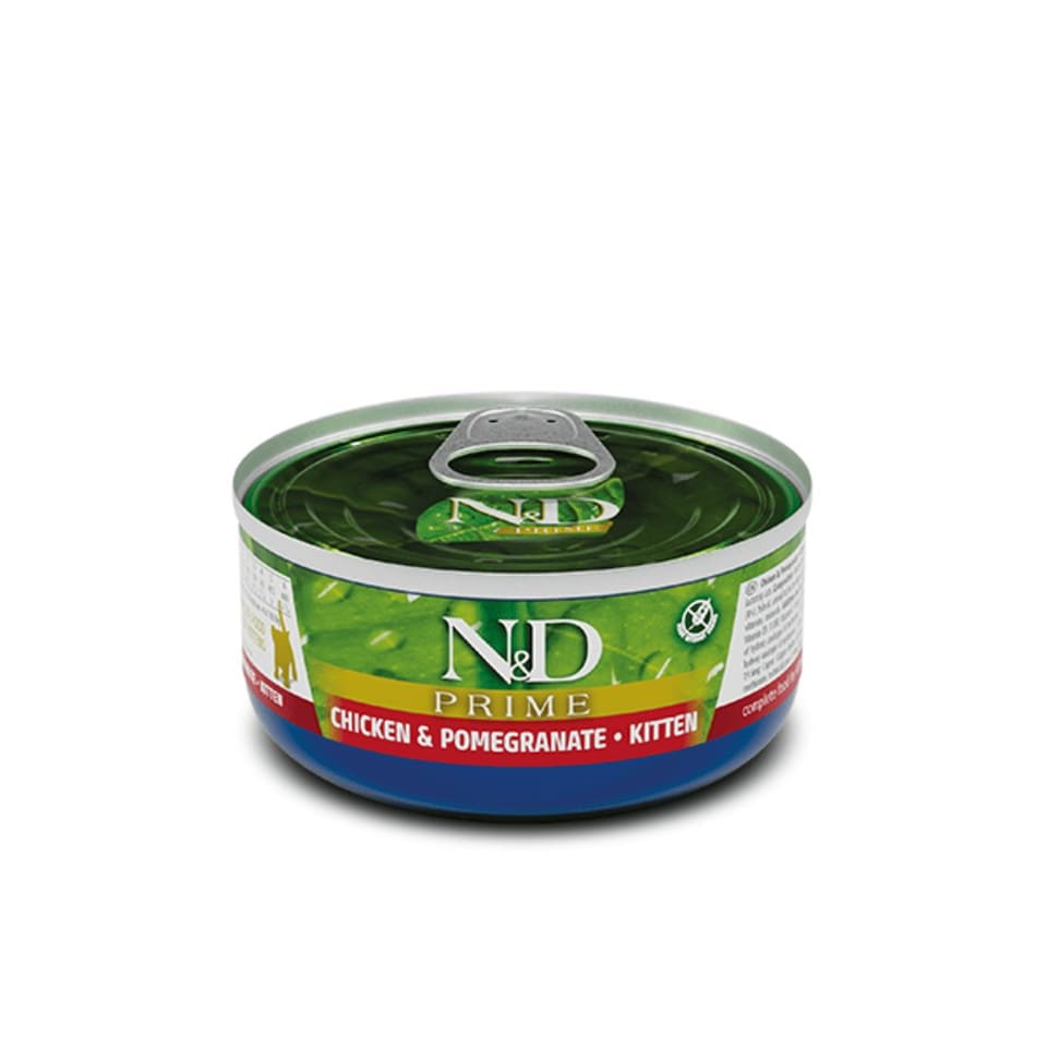N&D Prime Kitten Chicken/Pomegranate 30 x 70g