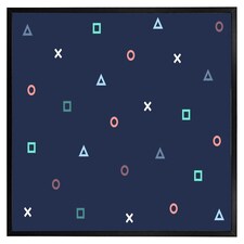 Hipster pattern (Picture Frame) Black | XS