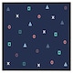 image 1 of Hipster pattern (Picture Frame) Black | XS