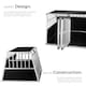image 3 of Dog Crate Double - angled back wall, aluminium transport box, lockable