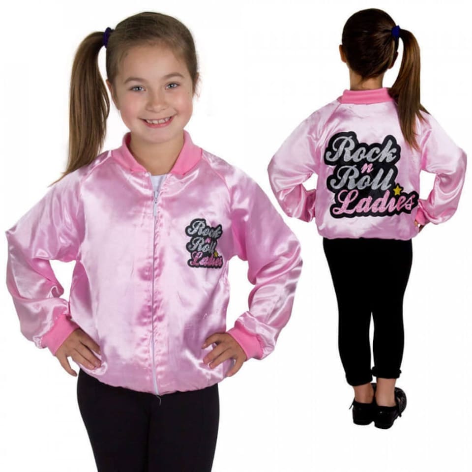 'Pink Ladies' Rock n Roll Jacket | Pink | XL