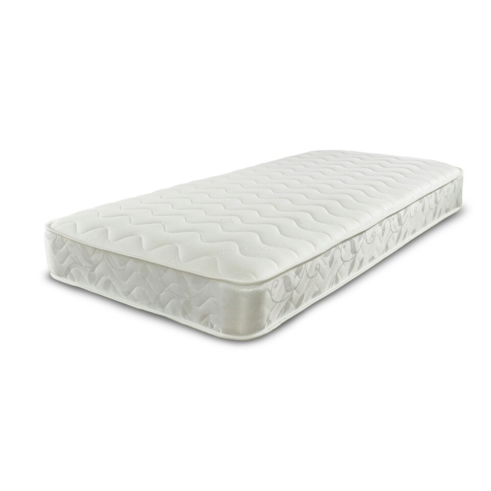 image 1 of Close Wave Hybrid Mattress - 8" Deep, Memory Foam Comfort Layer | White | Single
