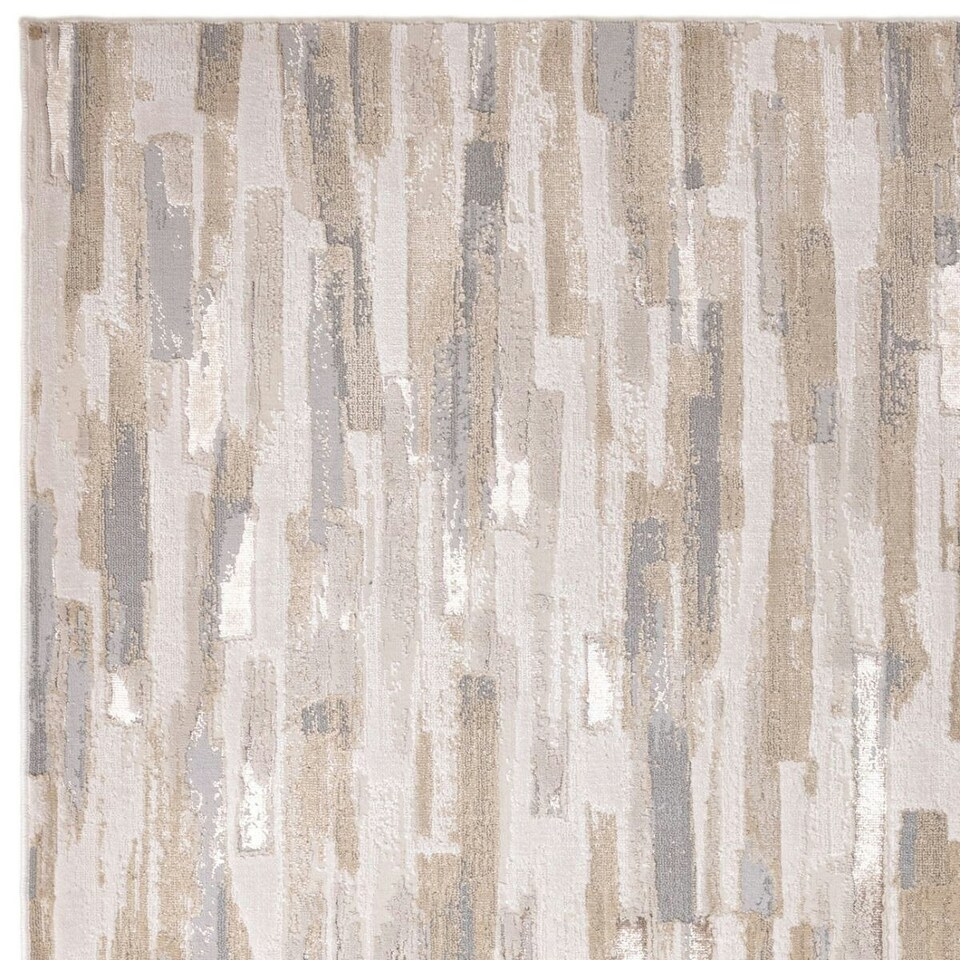 image 1 of Modern Anti-Shed Rug, Luxurious Abstract Rug for Bedroom, Living Room, 8mm Thickness Dining Room Rug-120cm X 170cm Grey | 120cm X 170cm